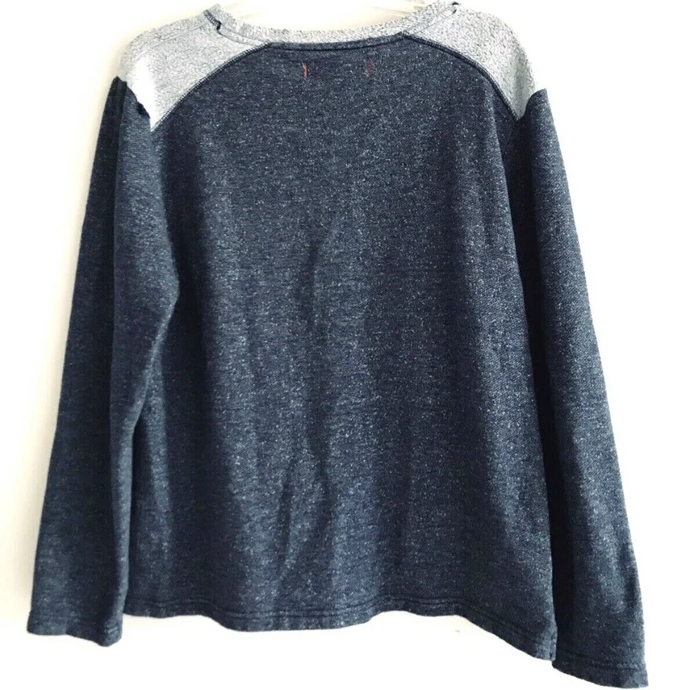 Tommy Bahama | Mens Sz M Blue Lounge Crewneck Sweatshirt Long Sleeves Pullover